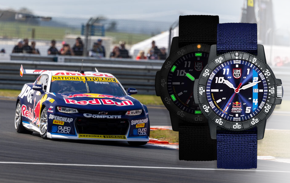 The collaboration between Swiss watch brand Luminox and Australian motorsports team Red Bull Ampol Racing has been extended for a further 12 months. | Source: Luminox/Red Bull