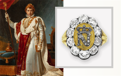 A striking signet ring once owned by Napoleon is expected to fascinate collectors at an upcoming auction in Paris. | Source: Vanity Fair