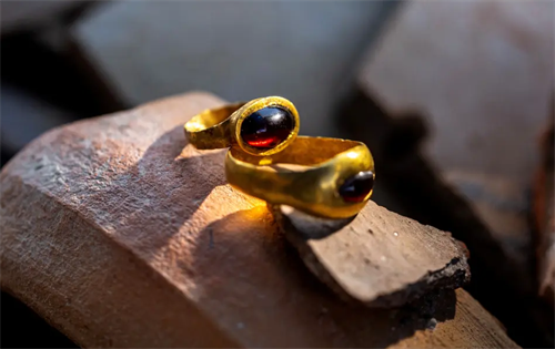 Archaeologists in Jerusalem have announced the discovery of a gold ring believed to be 2,300 years old. | Source: New York Post