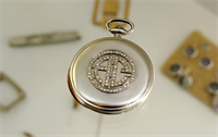 A platinum and diamond pocket watch owned by legendary criminal mastermind Al Capone has impressed collectors at auction in New York. | Source: The Press Democrat