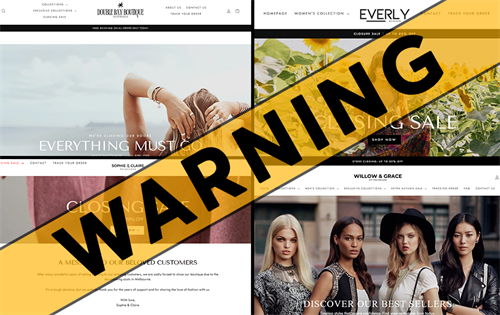 The Australian Competition and Consumer Commission (ACCC) has released a statement addressing the ‘ghost stores’ phenomenon, providing four examples of problematic online retailers. | Source: ACCC