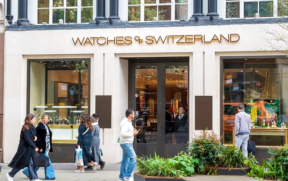 Watches of Switzerland has reported a record high full-year revenue amid a supposed resurgence in demand for luxury products in the US and the UK. | Source: Retail Insight Network/Stefan_Sutka/Shutterstock