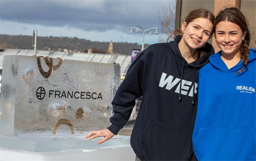 An Australian jewellery designer has launched a new collection with an unusually frosty promotional event in Tasmania. | Source: The Mercury