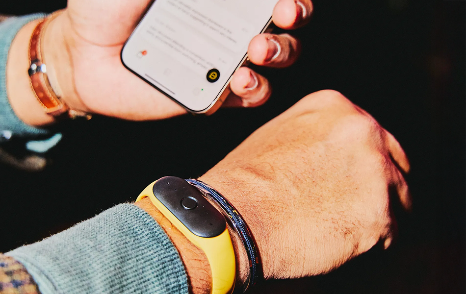 Amazon has purchased a company that manufactures ‘wearable technology’, including a bracelet that is always listening. | Source: Wired/Tristan deBrauwere