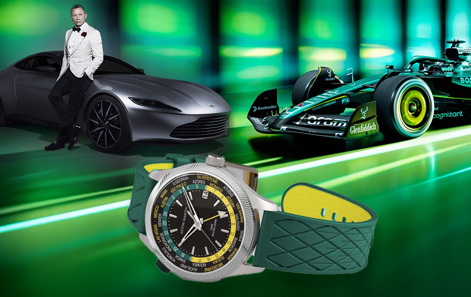 Designa Accessories will be unveiling its latest watch and jewellery brand at the upcoming International Jewellery Fair, having secured an exclusive distribution deal with Aston Martin. | Source: Aston Martin