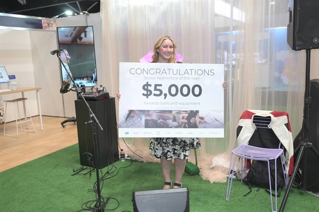 The Nationwide Jewellers Apprentice of the Year Award winner for 2025 is Zoe Lanham from Haab Designer Jewellers.