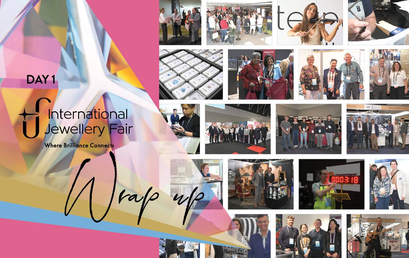 The excitement at the International Jewellery Fair continues tomorrow with more events, exhibitions, and celebrations still to come.