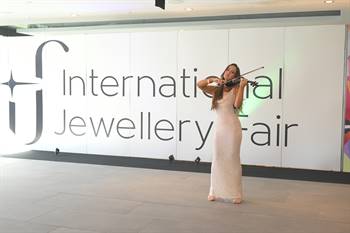 Sydney Fair visitors were welcomed by a live violin performance in the foyer from Celeste Strings.