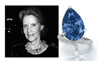A blue fancy colour diamond is headed to auction in Geneva in November with an eye-popping price tag. | Source: Natural Diamonds/Christie’s Auction House