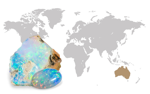Australian precious opal symbolises the colourful spirit and story of Australia, including – to quote the national anthem – its "beauty rich and rare". To wear it is to wear not just a symbol of Australia, but a piece of this ancient and beautiful land.
