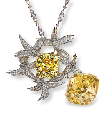 The Tiffany Yellow, 128.54 carats