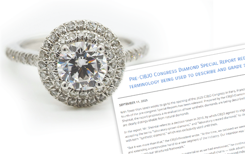 The World Jewellery Confederation (CIBJO) has announced plans to review its stance on lab-created diamond terminology at an upcoming event in Paris in October. | Source: CIBJO/Sabrianna