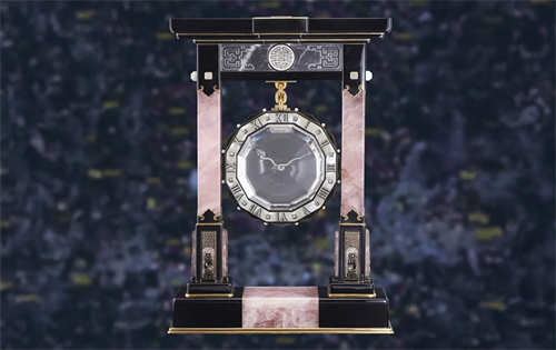 One of only six Cartier Portico mystery clocks known to exist is set to return to the auction spotlight, offering collectors a chance to acquire an exclusive creation. | Source: Prestige