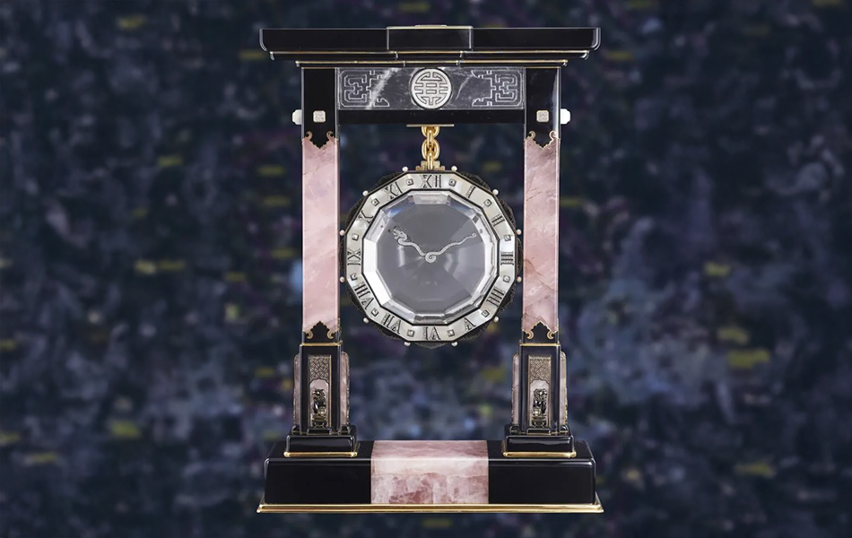 One of only six Cartier Portico mystery clocks known to exist is set to return to the auction spotlight, offering collectors a chance to acquire an exclusive creation. | Source: Prestige