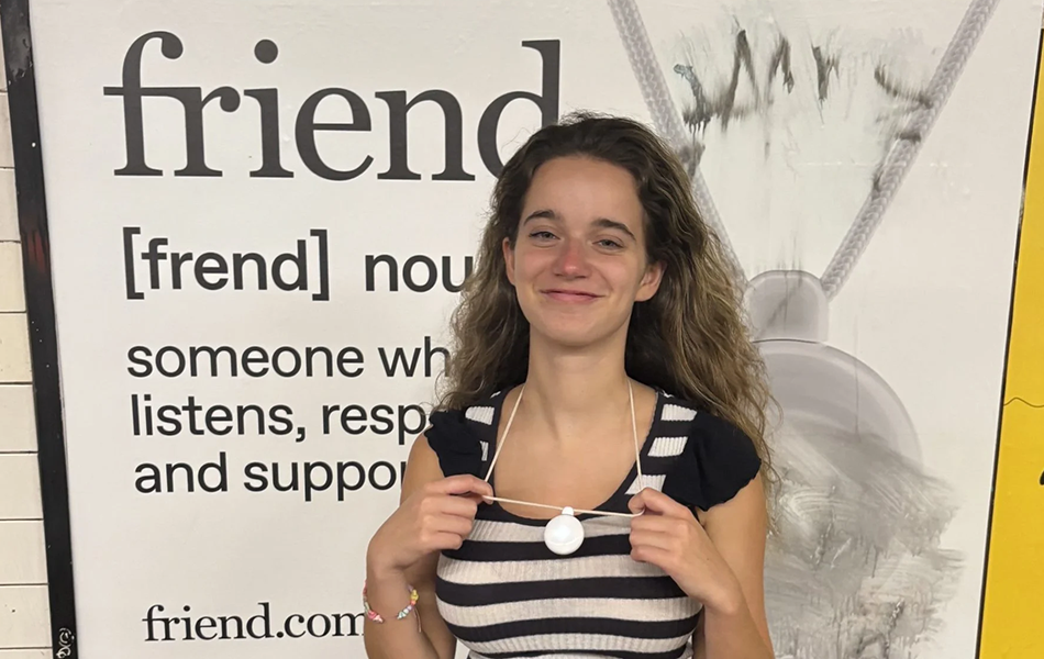 A million-dollar marketing campaign for a necklace designed to battle ‘loneliness’ has been met with harsh feedback in New York City. | Source: Yahoo News