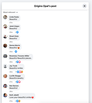 Many scammers use an ‘army’ of fake accounts to lend authenticity to a post or page.