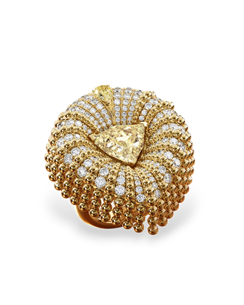Lion Jacket Ring by De Beers