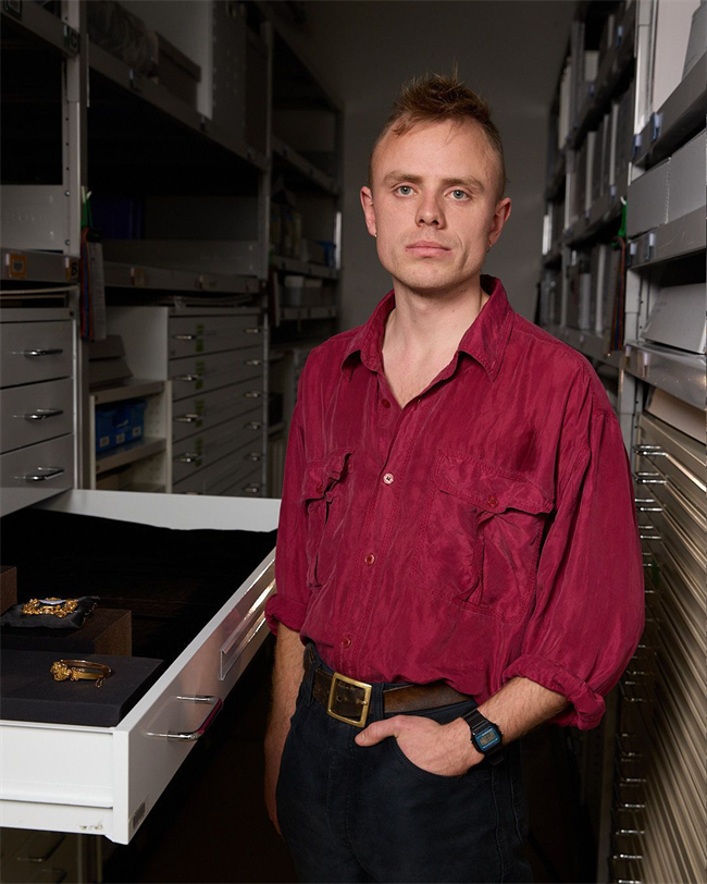 <b>Emerging Prize winner,</b> Lou Wheeler with their piece, The Safest Investment