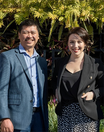 Founding directors and shareholders of Jewellery Industry Network, Angkham (Andy) Phanthapangna and Laura Moore.
