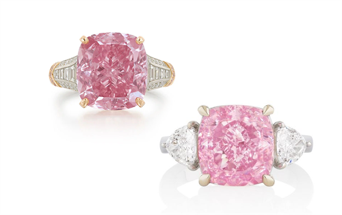 Sotheby’s has confirmed that a high-profile fancy colour pink diamond was withdrawn from auction for an unspecified reason. | Source: Christie's/Phillips