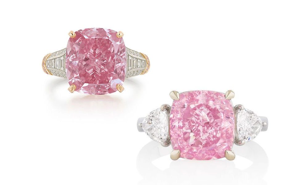 Sotheby’s has confirmed that a high-profile fancy colour pink diamond was withdrawn from auction for an unspecified reason. | Source: Christie's/Phillips