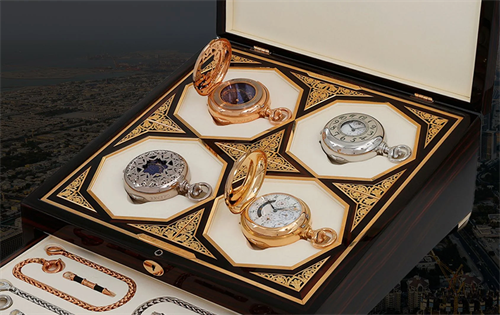 A remarkably rare set of Patek Philippe pocket watches is headed to auction for the first time in early December, with an eye-popping pre-sale estimate. | Source: Barrington Watch Winders