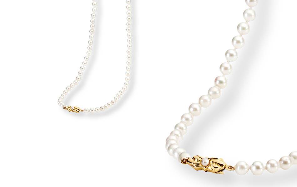 Geisha Necklace: Exquisite AA-grade Japanese Akoya pearls embody timeless elegance. Radiant lustre, reminiscent of Geisha grace. Understated luxury, perfect bridal heirloom. | Source: Ikecho Australia