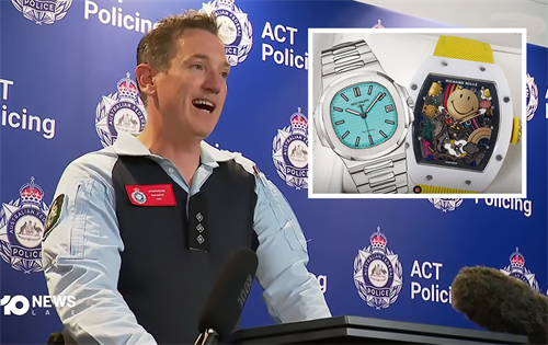 After a staggering multi-million dollar luxury goods theft in Australia in October, investigators have arrested and charged four French individuals in relation to the crime. | Source: 10 News/I FN love watches