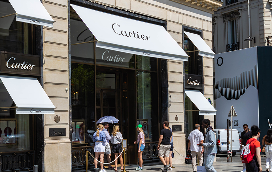 Swiss luxury goods company Richemont has reported positive sales among its jewellery brands during the third quarter of the financial year. | Source: Shutterstock