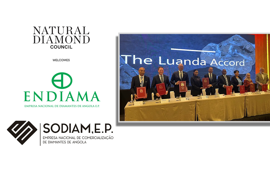 The Natural Diamond Council has announced the appointment of two new members, Angolan state-owned diamond producers Endiama and Sodiam. | Source: Natural Diamond Council