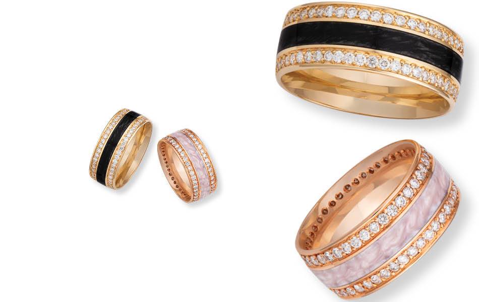 Becks: Innovative diamond rings with Spectrum technology, combining durable ceramic strength and sleek contemporary design. Perfect for modern milestones and timeless style. | Source: Becks