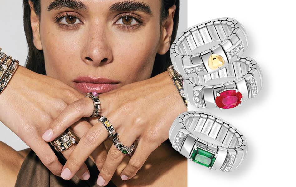 Nomination Italy: Express yourself with our unique extension rings. Crafted in Italy from stainless steel, sterling silver, gold & cubic zirconia. Style every look! | Source: Nomination Italy