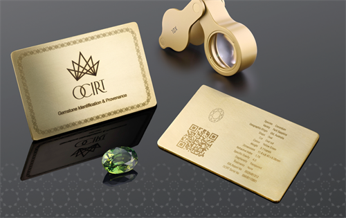 O’Neil’s unveils OCIRT, a premium brass card initiative for colour gemstones. Engraved with specs, tests, and origin, it ensures lasting provenance, boosts prestige, and eases consumer worries.