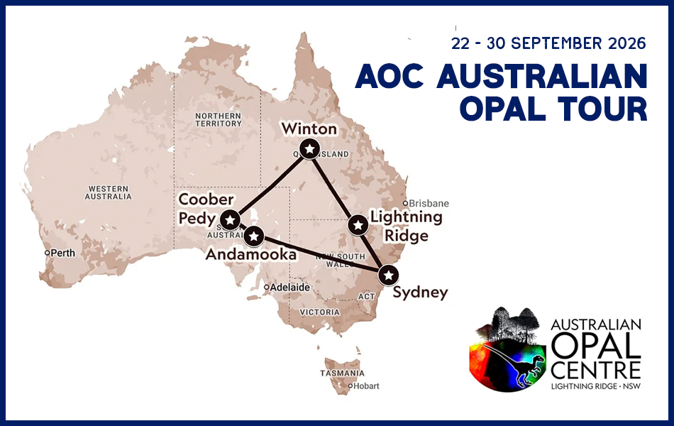 The Australian Opal Tour takes groups of collectors, gemmologists, and jewellers on a 3,800-kilometre trip, visiting four of the country’s most important opal-producing regions.