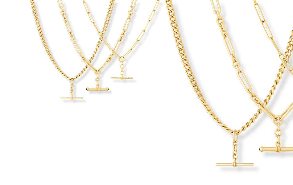 Handmade chains, crafted to order in New Zealand. No minimum purchase. Available in 9ct, 14ct, & 18ct gold. Quality craftsmanship. | Source: Morris & Watson