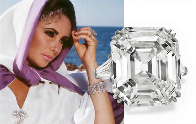 33.19-carat Taylor-Burton diamond ring | Source: Only Natural Diamonds