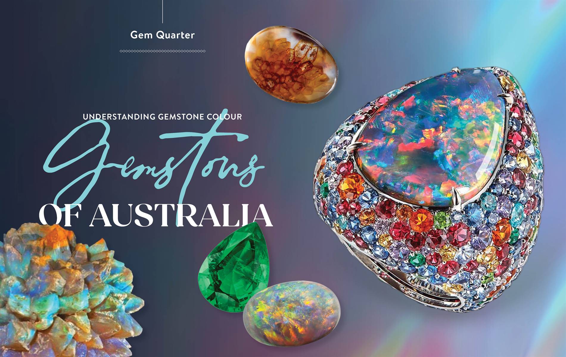 Inset jewellery: Boucheron, Sapphires: Sapphire Dreams