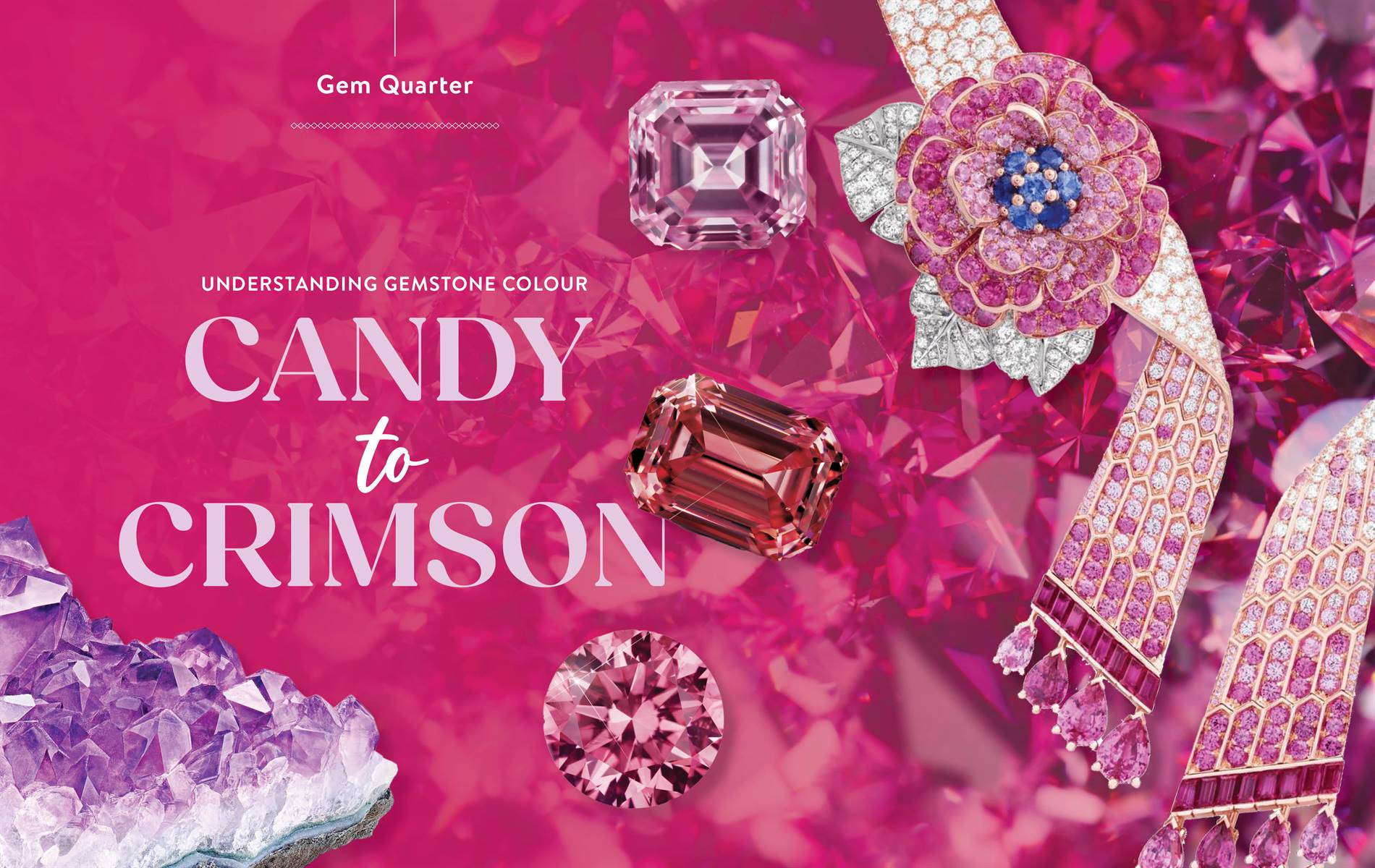 From candy to crimson, there's a whole vibrant spectrum just within these passionate hues.