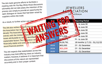 Following the JAA board publishing inaccurate and misleading claims concerning its financial affairs over the past decade, Jeweller sought clarification from newly-appointed independent director Anna Hakman.