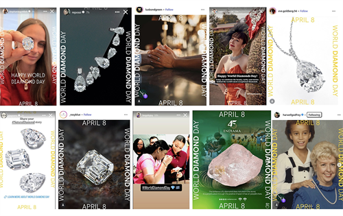 The Natural Diamond Council has described the inaugural edition of ‘World Diamond Day’ as a rousing success. | Source: IIDEX Online/Natural Diamond Council