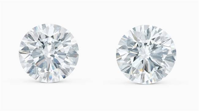 A pair of unmounted brilliant-cut, 18.38-carat, D-flawless diamonds, both classified as type IIa. | Source: Sotheby