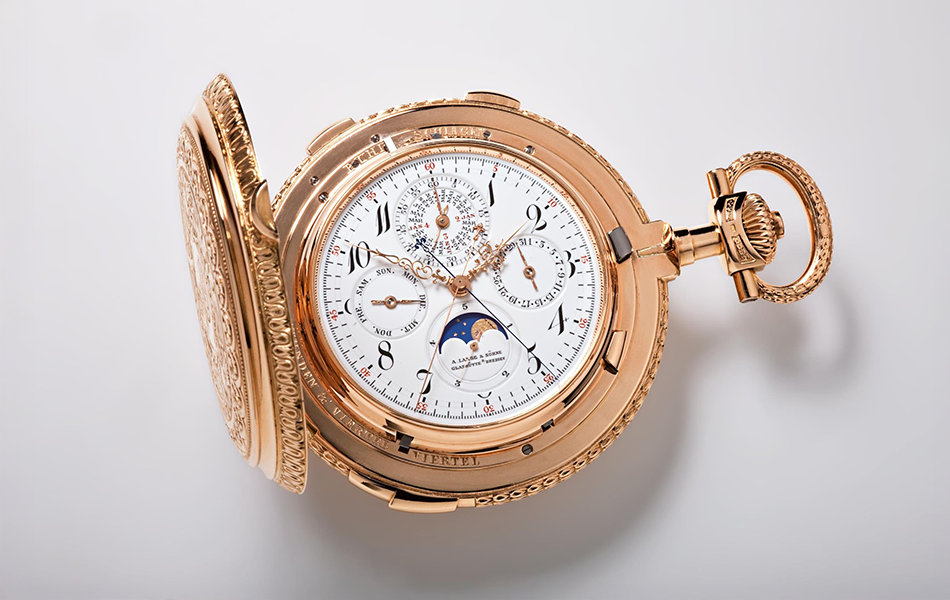 Sotheby’s will present a rare A. Lange & Söhne clock watch, expected to return $AUD2.1 million, at its Important Watches Geneva auction on 10 May. | Source: A. Lange & Söhne