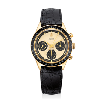 Rolex Daytona model Circa 1967 Paul Newman yellow gold chronograph
