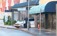 A Double Bay store was targeted in a ram raid involving a stolen vehicle used to breach the premises. | Source: Sunrise