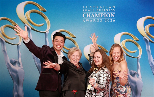 An Adelaide jewellery retailer was recognised with a top industry prize at this year’s Australian Small Business Champion Awards. | Source: Bell & Brunt Jewellers