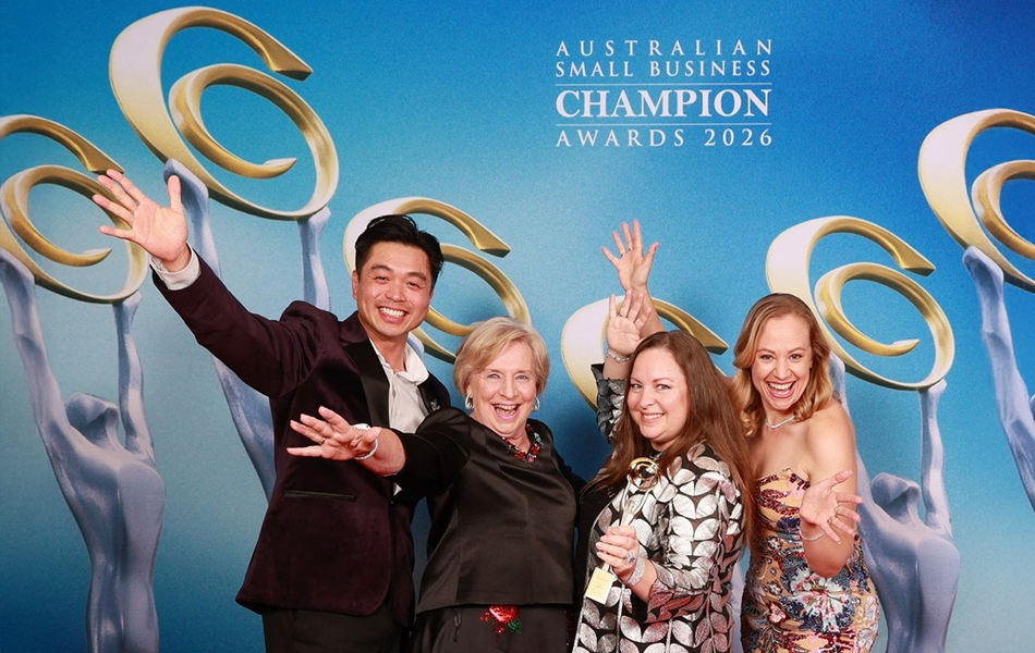 An Adelaide jewellery retailer was recognised with a top industry prize at this year’s Australian Small Business Champion Awards. | Source: Bell & Brunt Jewellers