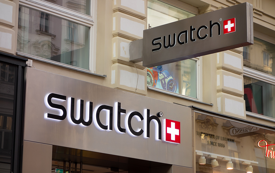 European watchmaker Swatch is on the warpath in a landmark trademark case against South Korean manufacturing conglomerate Samsung, seeking more than $170 million in damages in a London court. | Source: Shutterstock