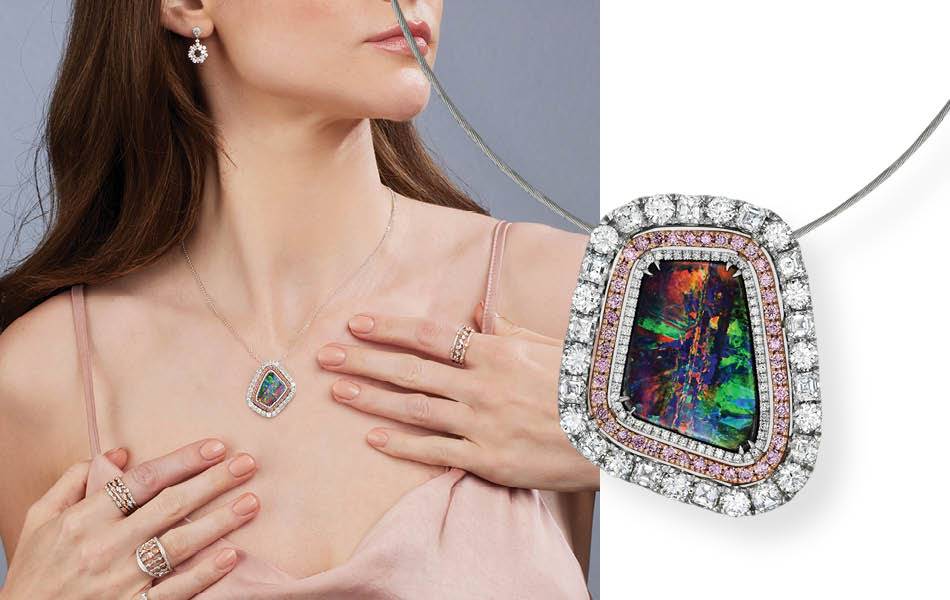 18ct gold, rare Argyle pink and white diamonds — a striking Australian collector’s treasure.| Source: Pink Kimberley