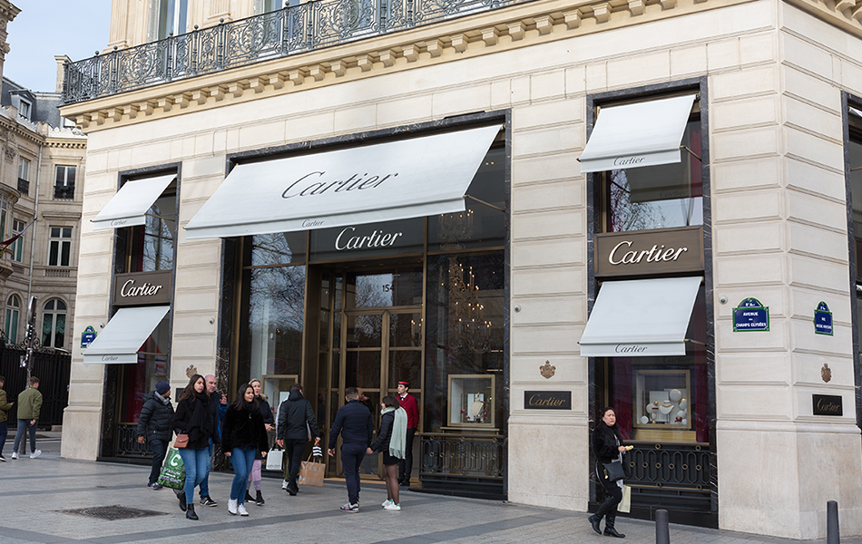 Sales across Richemont’s jewellery division increased over the first quarter of the financial year. | Source: Shutterstock