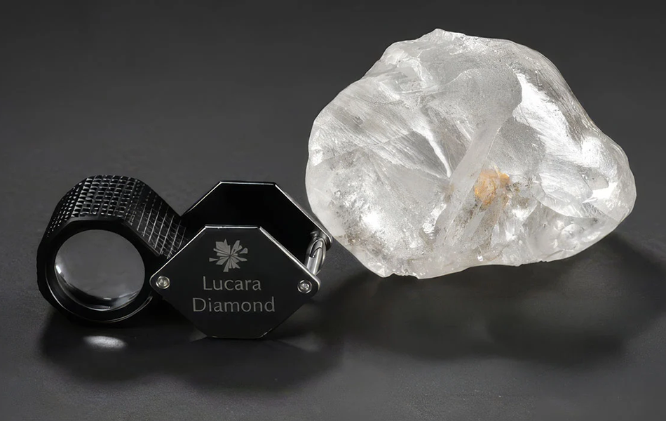 Lucara Diamond Corp. has announced the recovery of a massive 1,305-carat rough diamond at its Karowe mine in Botswana. | Source: Rapaport